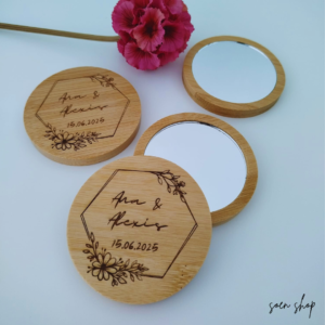 Espejo madera personalizado boda