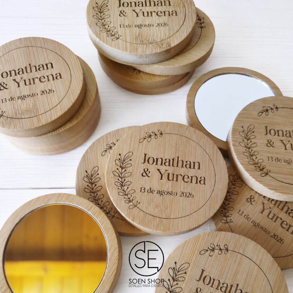 espejos personalizados para boda