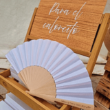 Detalles invitados a Bodas en Las Palmas. Abanicos Personalizados a LĂĄser